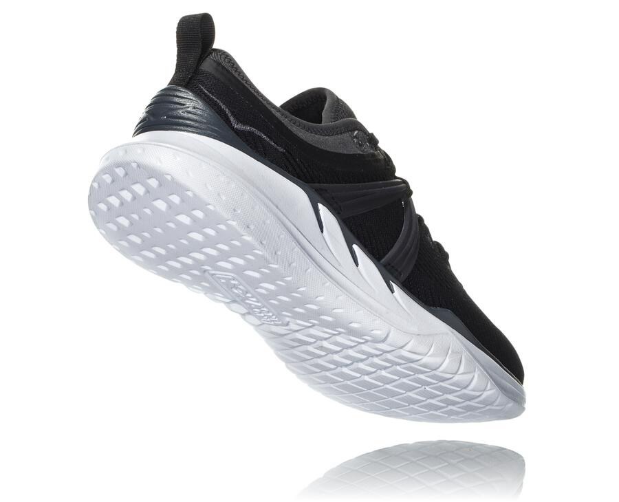 Tenis Hoka One One Mujer Negros/Blancos - Tivra - DVLO64501